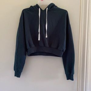 Real crop hoodie